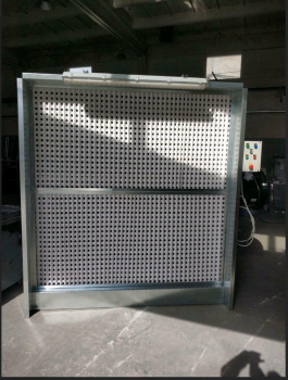 Lackierkabine Spritzwand Farbnebelabsauganlage  2800 x 1500 NEU CE